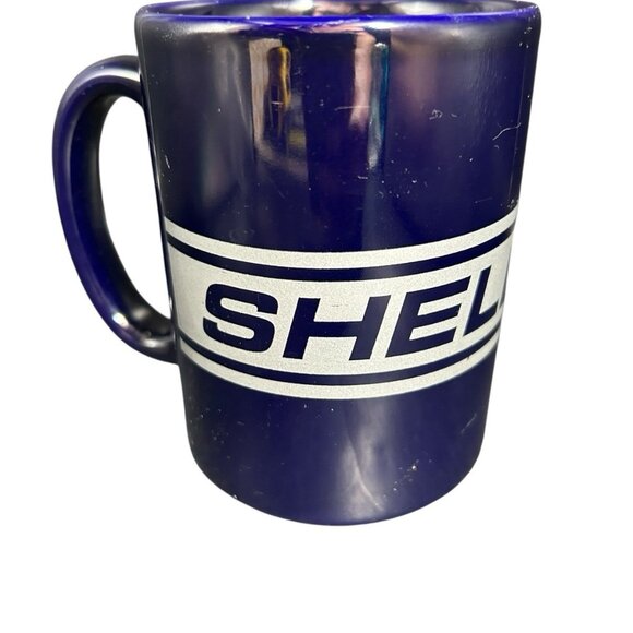 Vintage Shelby GT Ford Blue w Silver Coffee Mug 12 oz Ceramic - Picture 5 of 9